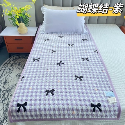 91家纺网 家纺一手货源 找家纺 加绒单人床盖90*200 牛奶绒学生床盖床垫宝宝绒单人床盖宿舍床单