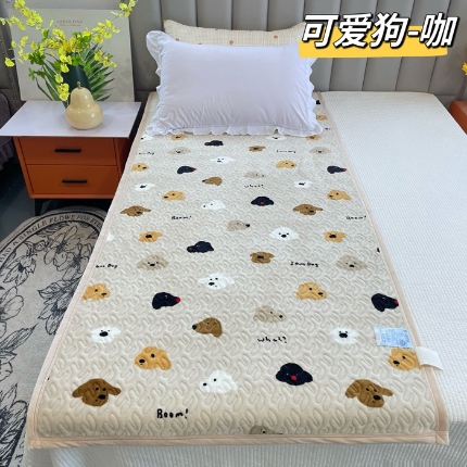 91家纺网 家纺一手货源 找家纺 加绒单人床盖90*200 牛奶绒学生床盖床垫宝宝绒单人床盖宿舍床单