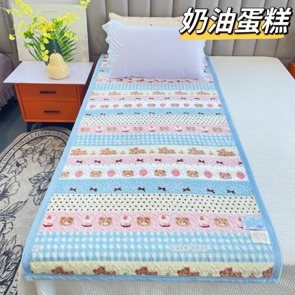91家纺网 家纺一手货源 找家纺 加绒单人床盖90*200 牛奶绒学生床盖床垫宝宝绒单人床盖宿舍床单