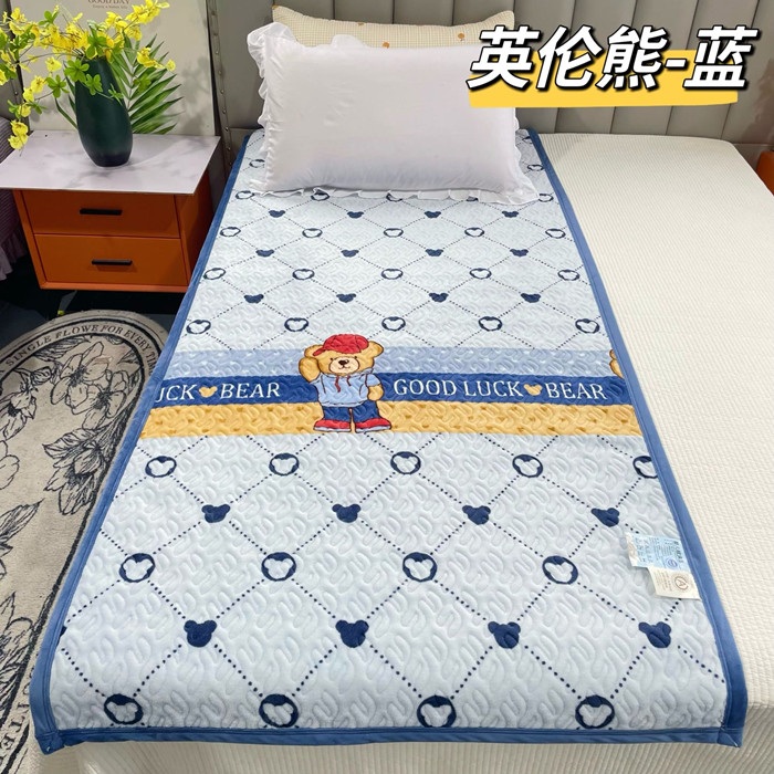 91家纺网 家纺一手货源 找家纺 加绒单人床盖90*200 牛奶绒学生床盖床垫宝宝绒单人床盖宿舍床单
