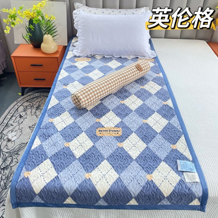 91家纺网 家纺一手货源 找家纺 加绒单人床盖90*200 牛奶绒学生床盖床垫宝宝绒单人床盖宿舍床单