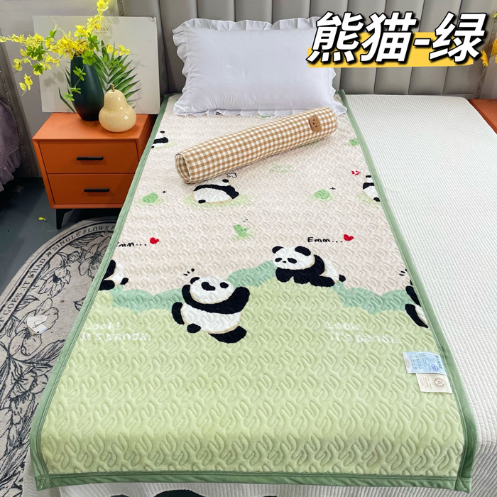 91家纺网 家纺一手货源 找家纺 加绒单人床盖90*200 牛奶绒学生床盖床垫宝宝绒单人床盖宿舍床单