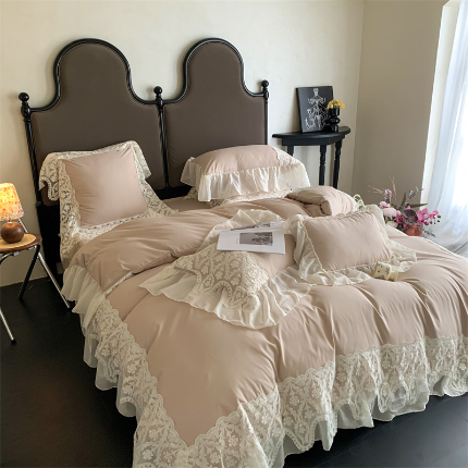 91家纺网 家纺一手货源 找家纺 （总）吾欢心 2025秋冬新款高端法式轻奢四件套巴洛克系列