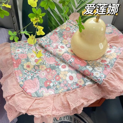 91家纺网 家纺一手货源 找家纺 （总）大大法式花边纯棉床盖 加大花边水洗纯棉床盖230*260