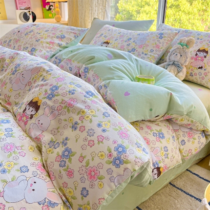 91家纺网 家纺一手货源 找家纺 （总）如约 2025新款全棉12868印花四件套