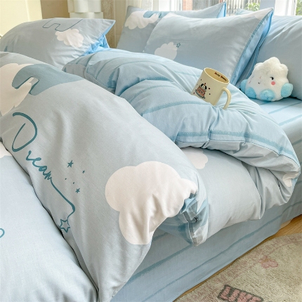 91家纺网 家纺一手货源 找家纺 （总）如约 2025新款全棉12868印花四件套