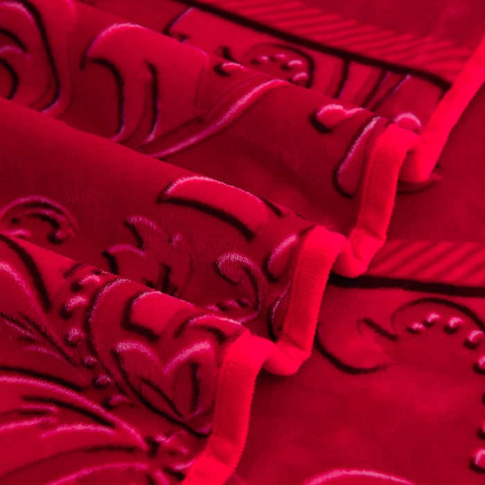 91家纺网 家纺一手货源 找家纺  新8.5-9.5斤法莱绒四件套珊瑚牛奶金貂绒四件套床裙 江月