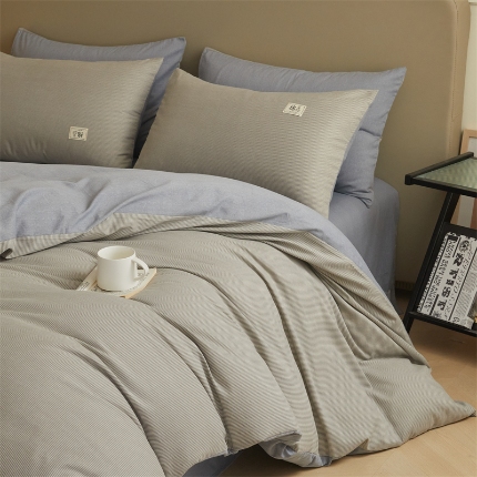 91家纺网 家纺一手货源 找家纺 （总）优贝家纺 秋冬新款纯色全棉纯棉磨毛四件套