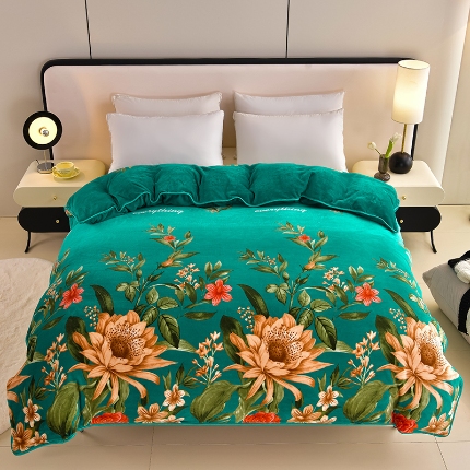 91家纺网 家纺一手货源 找家纺 （总）2025新款加厚直播爆款牛奶绒被套金貂法莱绒单品被套