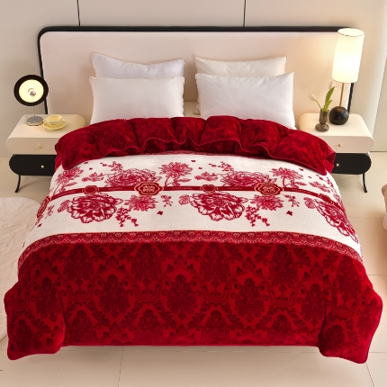 91家纺网 家纺一手货源 找家纺 （总）2025新款加厚直播爆款牛奶绒被套金貂法莱绒单品被套