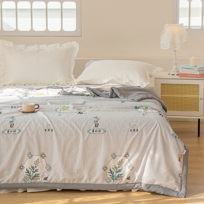 91家纺网 家纺一手货源 找家纺 （总）招财狼床垫 2024新款水洗泡泡棉夏被