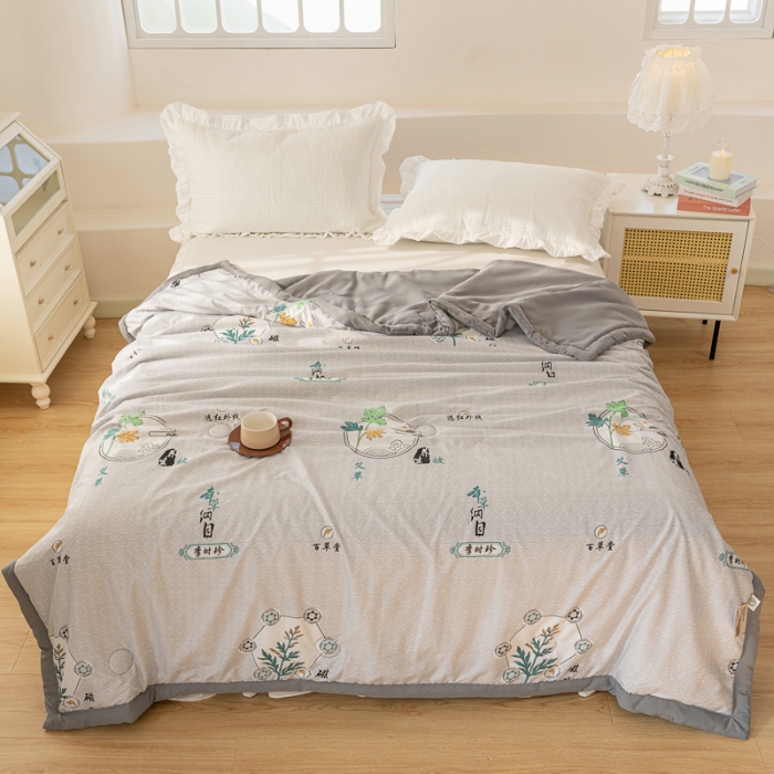 91家纺网 家纺一手货源 找家纺 （总）招财狼床垫 2024新款水洗泡泡棉夏被