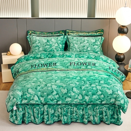 91家纺网 家纺一手货源 找家纺 （总）念家居 2025新款高克重牛奶绒四件套保暖金貂绒四件套直播爆款