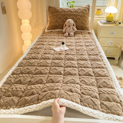 91家纺网 家纺一手货源 找家纺 （总）源舍 2024新款塔芙蓉学生宿舍夹棉床垫