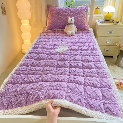 91家纺网 家纺一手货源 找家纺 （总）源舍 2024新款塔芙蓉学生宿舍夹棉床垫