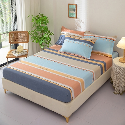 91家纺网 家纺一手货源 找家纺 （总）雨萝家纺 新款全棉印花床笠