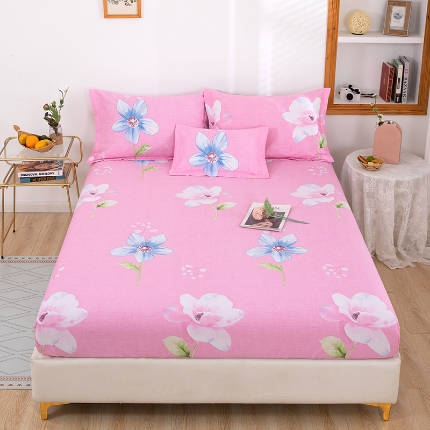 91家纺网 家纺一手货源 找家纺 （总）雨萝家纺 新款全棉印花床笠