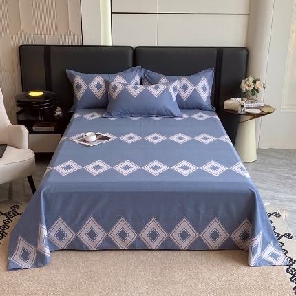 91家纺网 家纺一手货源 找家纺 （总）宝莱利家纺 2025加厚磨毛直角床单 