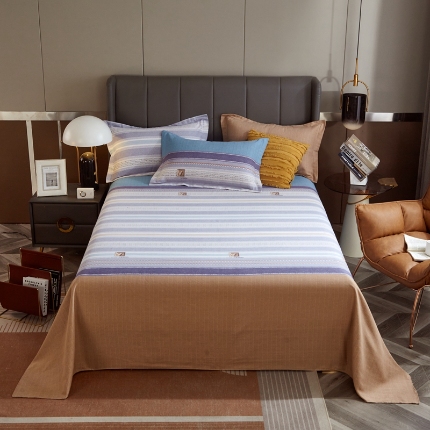 91家纺网 家纺一手货源 找家纺 （总）宝莱利家纺 2025加厚磨毛直角床单 