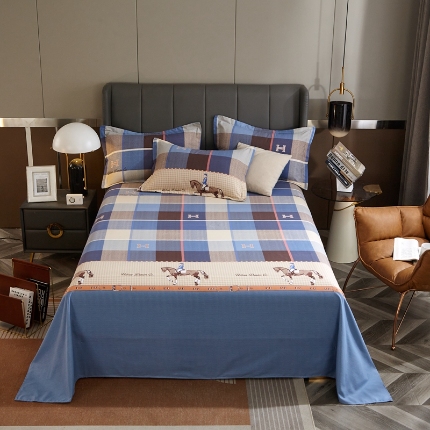 91家纺网 家纺一手货源 找家纺 （总）宝莱利家纺 2025加厚磨毛直角床单 