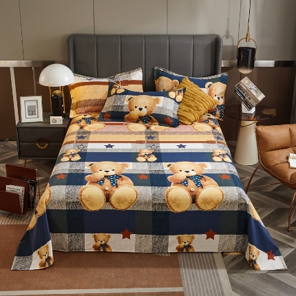 91家纺网 家纺一手货源 找家纺 （总）宝莱利家纺 2025加厚磨毛直角床单 