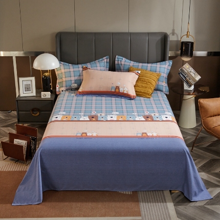 91家纺网 家纺一手货源 找家纺 （总）宝莱利家纺 2025加厚磨毛直角床单 