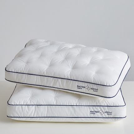 91家纺网 家纺一手货源 找家纺 （总）乐可 2024新款全棉抑菌防螨面包枕 枕头枕芯