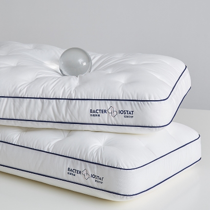 （总）乐可 2024新款全棉抑菌防螨面包枕 枕头枕芯