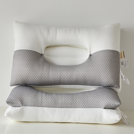 91家纺网 家纺一手货源 找家纺 （总）乐可 2024新款双层护颈深睡枕 枕头枕芯40x68cm