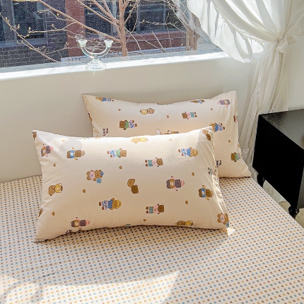 91家纺网 家纺一手货源 找家纺 （总） 2024新款13070全棉印花枕套