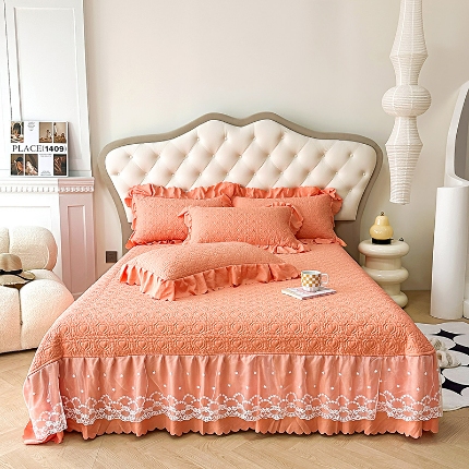 91家纺网 家纺一手货源 找家纺 （总）A类母婴级双层纱棉麻三件套四件套小竺棉泡泡棉泡泡纱单床盖三件套纯棉全棉水洗棉凉感丝床盖三件套