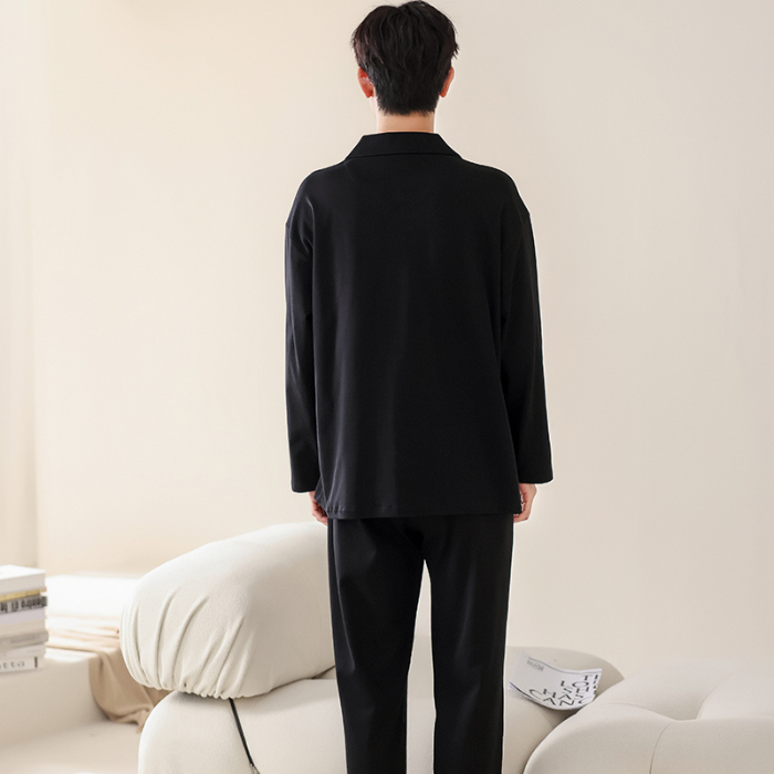 91家纺网 家纺一手货源 找家纺 （总）洛兰沙 春秋季纯棉开衫长袖可外穿家居服睡衣