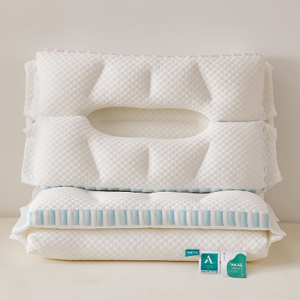 91家纺网 家纺一手货源 找家纺 （总）乐可 2024新款三合一O型定位7A抗菌双层枕芯枕头-风格二