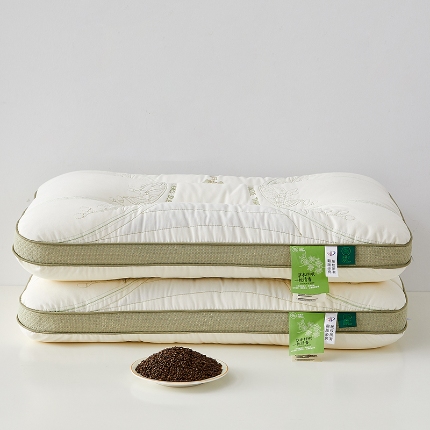 91家纺网 家纺一手货源 找家纺 （总）乐可 2024新款草本伴眠护颈枕决明子枕头枕芯