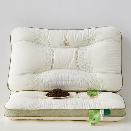 91家纺网 家纺一手货源 找家纺 （总）乐可 2024新款草本伴眠护颈枕决明子枕头枕芯