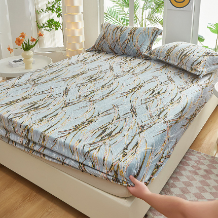 （总）云玲时尚 2025新款纯色雕花绒牛奶绒床笠床罩床垫套