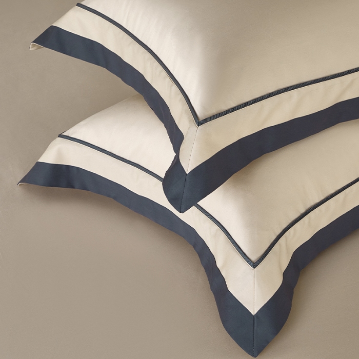 91家纺网 家纺一手货源 找家纺 【2024更新】100支100S全棉太妃缎纯色拼色四件套可选多件套可定制 典雅·驼