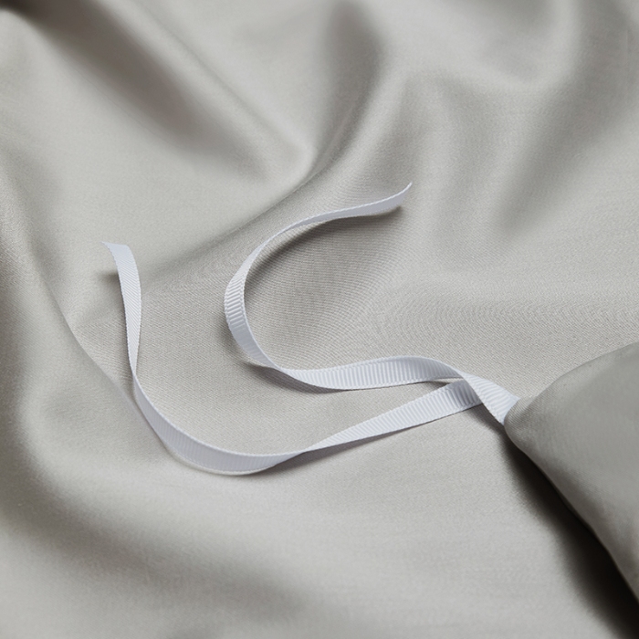 91家纺网 家纺一手货源 找家纺 【2024更新】100支100S全棉太妃缎纯色拼色四件套可选多件套可定制 格调·灰