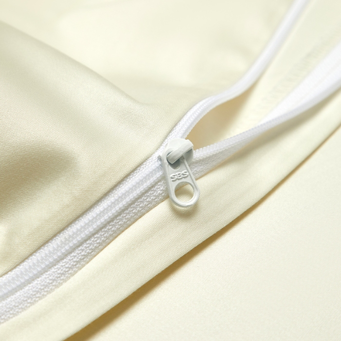 91家纺网 家纺一手货源 找家纺 【2024更新】100支100S全棉太妃缎纯色拼色四件套可选多件套可定制 格调·米黄