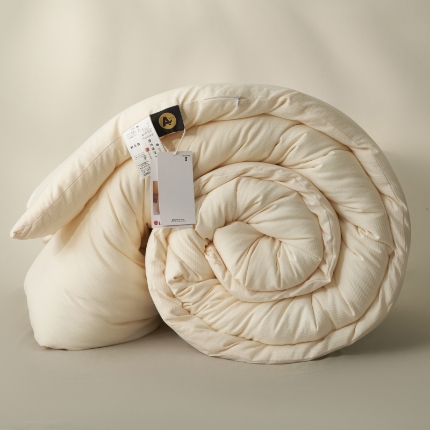 91家纺网 家纺一手货源 找家纺 （总）欧夏被业2024新款冬被日式素棉提花大豆被明太西川春秋被子被芯供直播