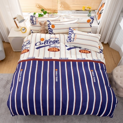 91家纺网 家纺一手货源 找家纺 （总）乐居坊 2024新款亲肤棉美棉芦荟棉四件套新花型（8月） 