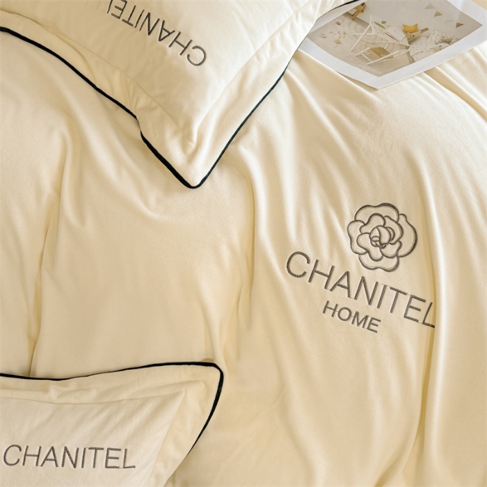 91家纺网 家纺一手货源 找家纺 （总）2024奥裕新款婴儿绒牛奶绒四件套赫曼系列