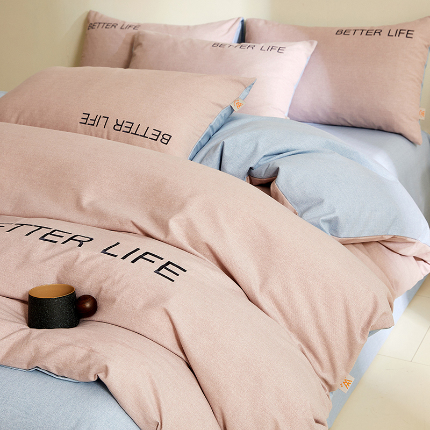 91家纺网 家纺一手货源 找家纺 （总）七仙女家纺 2025新款全棉生态磨毛-前程似锦系列-四件套