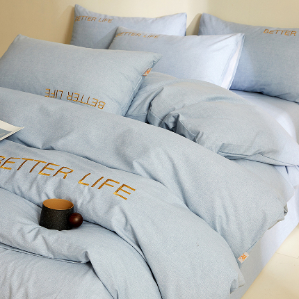 91家纺网 家纺一手货源 找家纺 （总）七仙女家纺 2025新款全棉生态磨毛-前程似锦系列-四件套