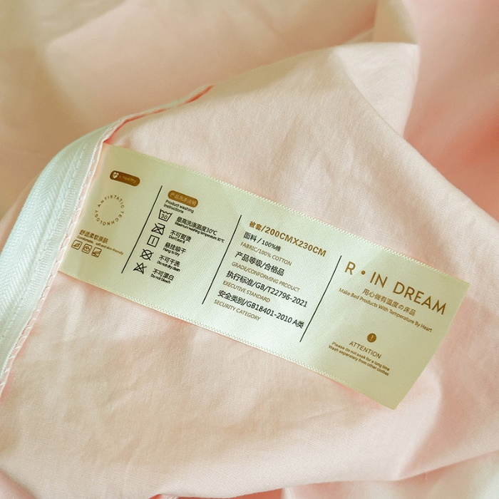 91家纺网 家纺一手货源 找家纺 （总）绒梦里 2024新款A类全棉水洗棉贴布绣韩版花边四件套公主风床上用品套件