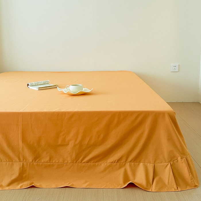 91家纺网 家纺一手货源 找家纺 （总）绒梦里 2025新款A类全棉水洗棉贴布绣韩版花边四件套公主风床上用品套件