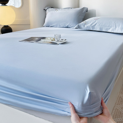 91家纺网 家纺一手货源 找家纺 （总）【A类母婴级】加厚全棉磨毛四件套纯棉保暖床笠纯色床垫保护罩冬季单件床上用品