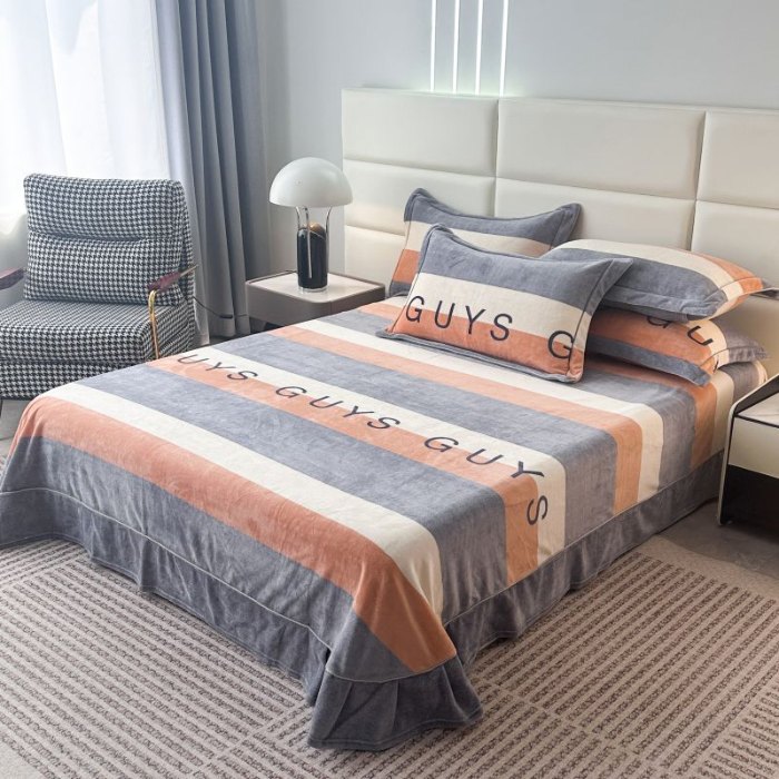 91家纺网 家纺一手货源 找家纺 尚品凤凰2025新款高克重印花牛奶绒四件套-工艺款 时光之梦