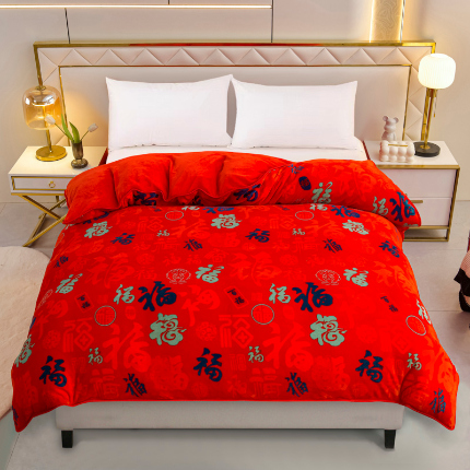 91家纺网 家纺一手货源 找家纺 （总）绒品荟家纺 2025新款加厚牛奶绒单被套金貂绒法莱绒冬季法兰绒高克重被罩