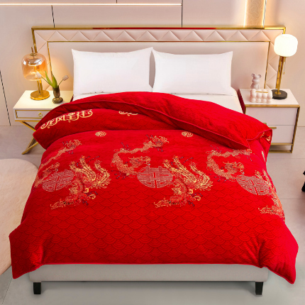 91家纺网 家纺一手货源 找家纺 （总）绒品荟家纺 2025新款加厚牛奶绒单被套金貂绒法莱绒冬季法兰绒高克重被罩